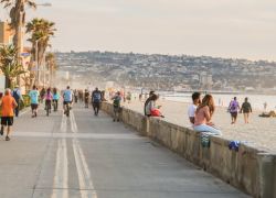 Mission Beach in California
