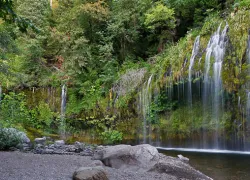Mossbrae Falls in California