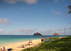 Lanikai Beach in Hawaii