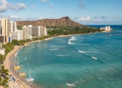 Waikiki Beach in Hawaii