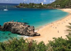 Waimea Beach in Hawaii