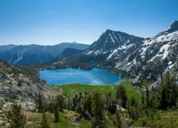Wallowa Mountains and Wallowa Lake in Oregon