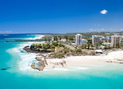 Coolangatta Beach in Queensland