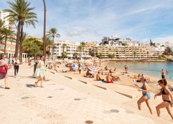 Figueretas Beach in Ibiza
