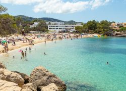 San Antonio Bay Beach in Ibiza