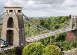 The Clifton Suspension Bridge in Avon