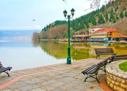 Lake Orestiada in Kastoria