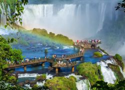 Iguassu Falls in Iguassu Falls