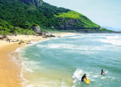 Guaratiba Beach in Rio De Janeiro