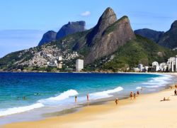 Leblon Beach in Rio De Janeiro