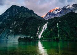 Bowen Falls in Milford Sound