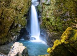 Fantail Falls in West Coast