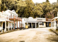 Shantytown Heritage Park in West Coast