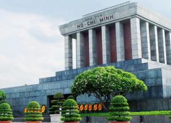 Ho Chi Minh Mausoleum Complex in Ha Noi
