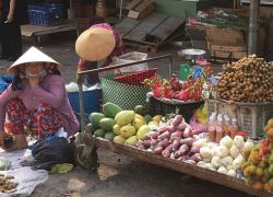 Vinh Long Market in Vinh Long