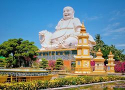 Vinh Trang Pagoda in Vinh Long