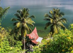 Lake Toba in Sumatra