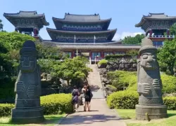 Yakcheonsa Temple in Jeju