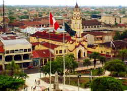 Iquitos’ Main Square in Iquitos