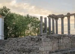 Roman Temple of Évora in Evora