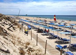 Praia do Barril in Tavira