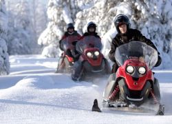 Snowmobile Safari in Rovaniemi