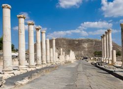 The Pillars of Beit Shean in Beit Shean