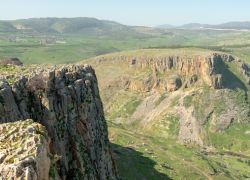 Mount Arbel in Tiberias