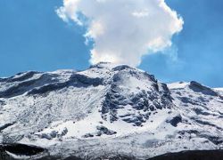 Nevado del Ruiz Volcano in Manizales