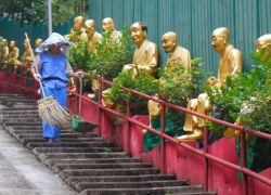 Ten Thousand Buddhas Monastery in Hong Kong