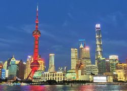 Oriental Pearl Tower in Shanghai