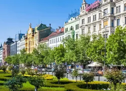 Wenceslas Square in Prague