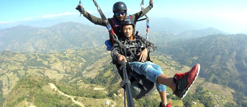 Paragliding in Nagarkot