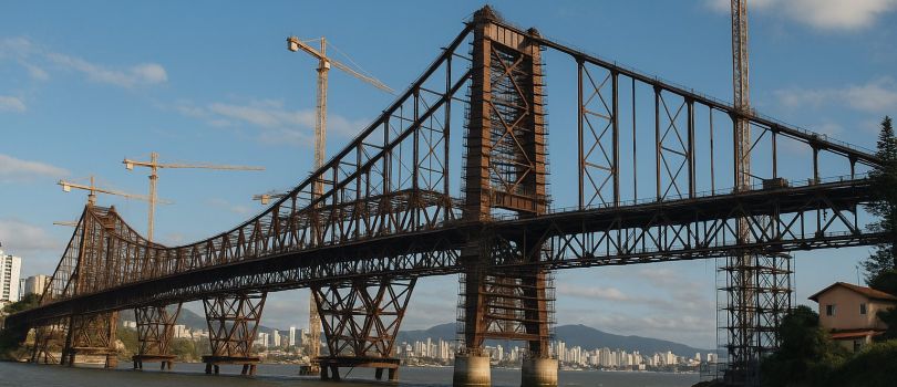 The Hercílio Luz Bridge