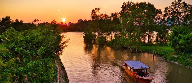 Ride a Boat on the Thu Bon River