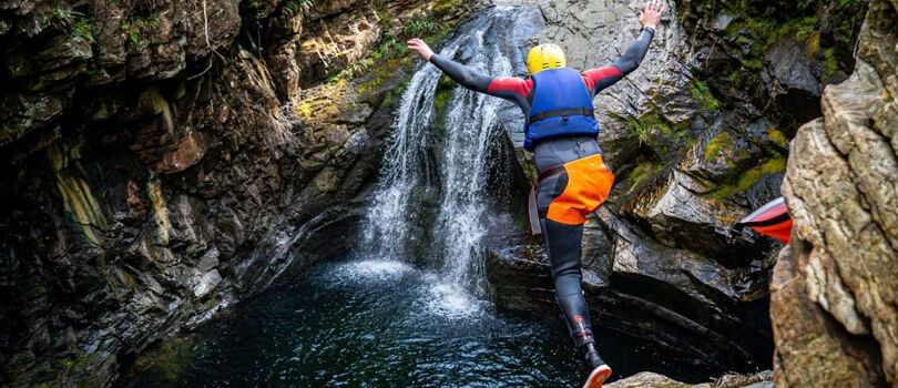 Canyoning in Wales