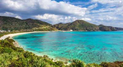 Beach	 in Japan