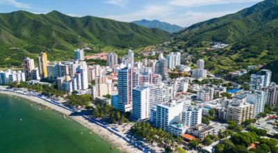 Beach	 in Colombia