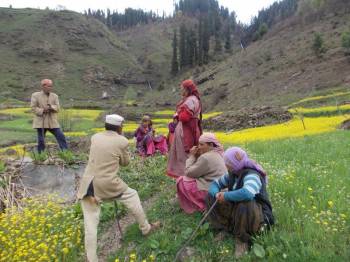 Himalayan village people