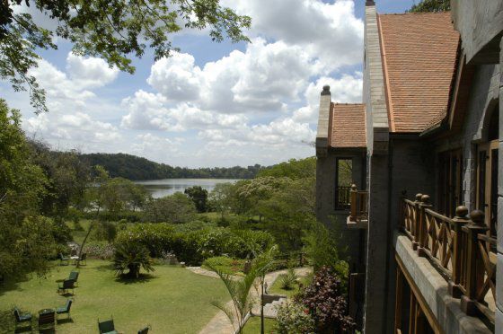 A view of Lake Duluti from Serena Mountain Village Lodge