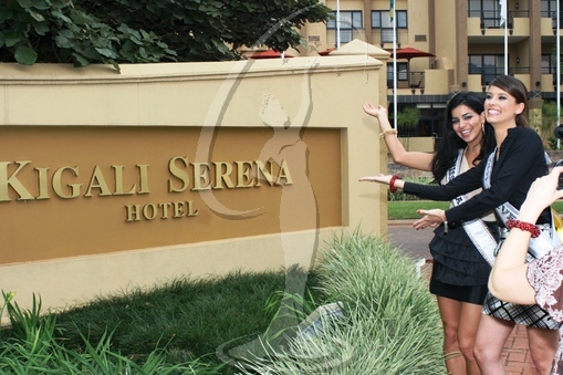 Entrance of Kigali Serena Hotel