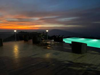 Swimming pool with Sun Rise view