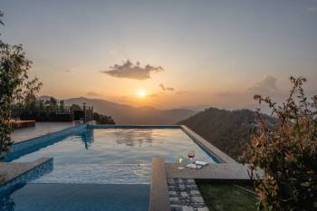 Sun Rise view from swimming pool