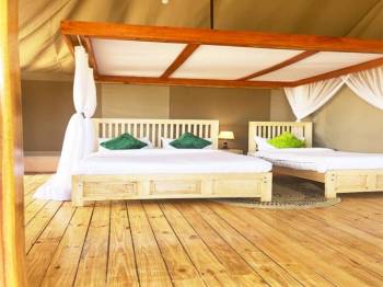 Winters Tented Lodge room