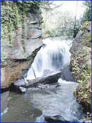 Aberdulais Falls in Wales