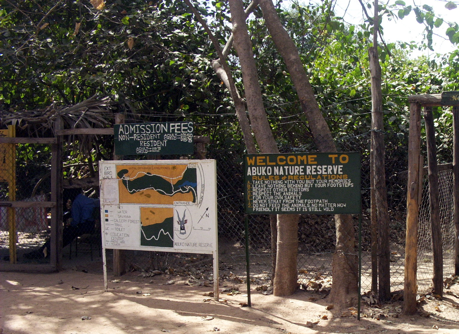 Abuko Nature Reserve in Abuko