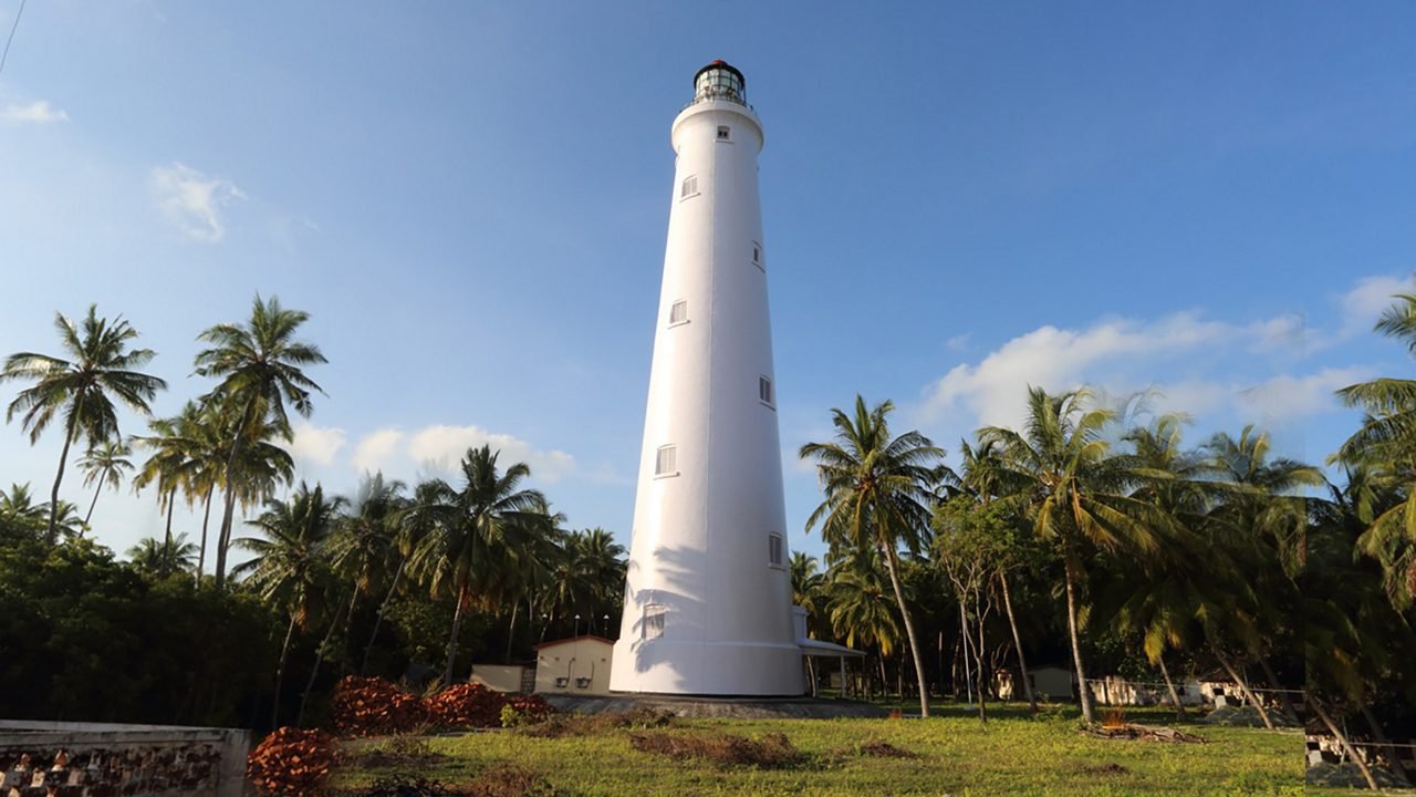 Agatti Island Lighthouse in Lakshadweep