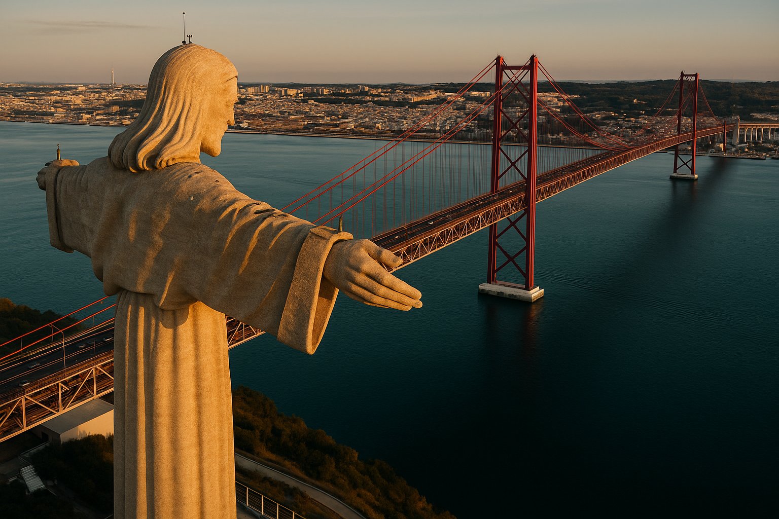 Almada’s Cristo Rei Statue