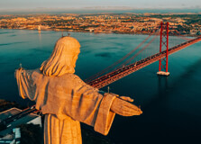Almada’s Cristo Rei Statue in Azeitao