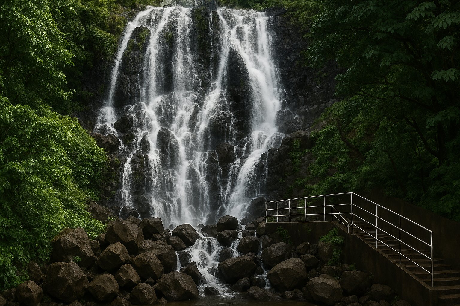 Amboli Waterfall in Amboli